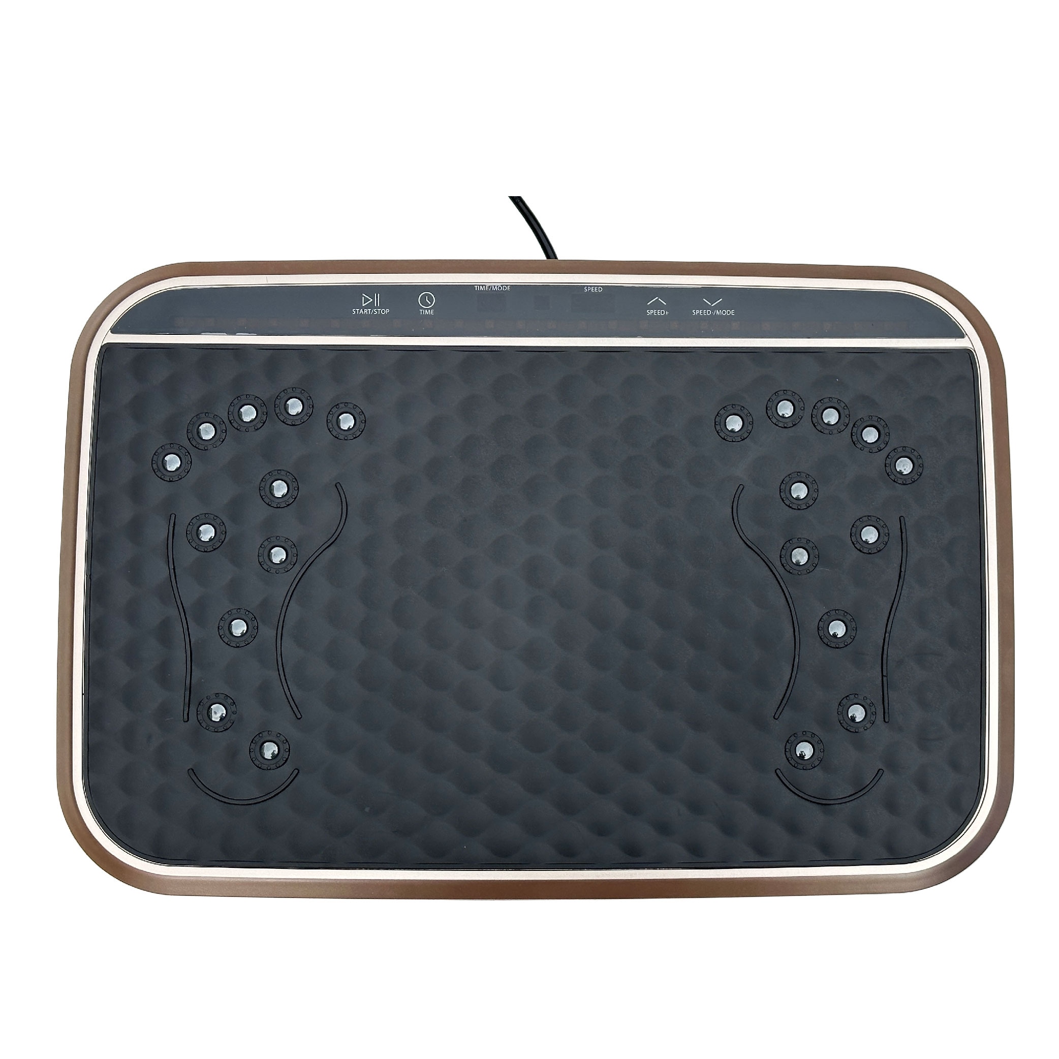 Vibration Plate Exercise Machine, Whole Body Fitness Platform For Lymphatic Drainage, Vibrating Shaker Board With 120 Speed Levels, Weight Loss And Fat Burner Workout Equipment For Women And Men_voghion.com